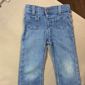 Cat & Jack flare blue denim jeans, kids girls size 3T